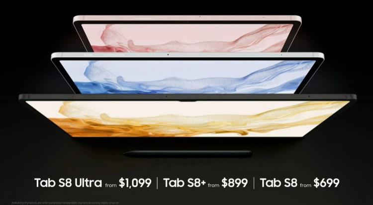  三星 Tab S8 系列平板发布：顶配售价过 8000 了 