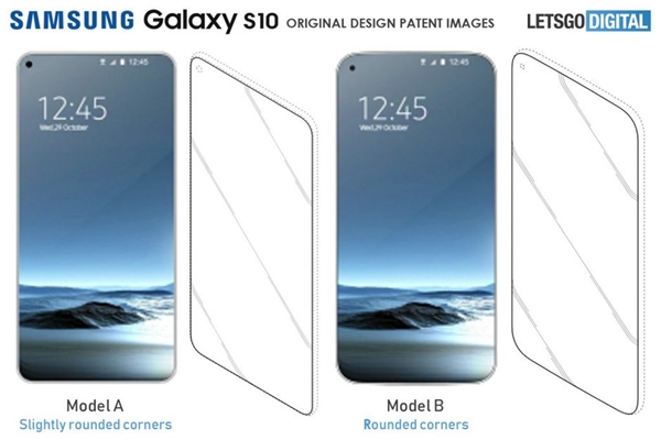 三星手机i8150（Galaxy S10外形巨变：0边框屏幕 首发骁龙8150）