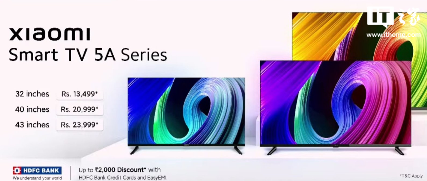 小米3什么时候上市 报价（小米推出Xiaomi TV 5A系列电视：32/40/43 英寸，1080p 分辨率）