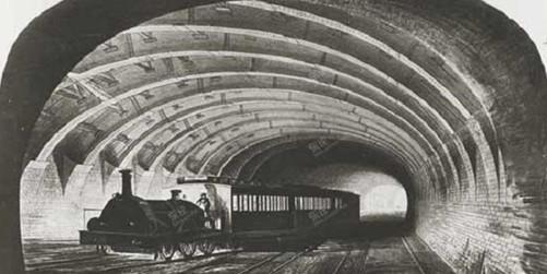 第一条地铁（扯历史—世界上第一条地铁的诞生，如何挖的地道？）