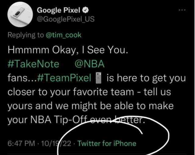 今年机圈最大尴尬出现 谷歌用 iPhone 推销 Pixel