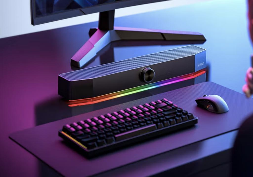 RGB 炫酷灯光加持，129 元入手奋达 E370 电脑音响