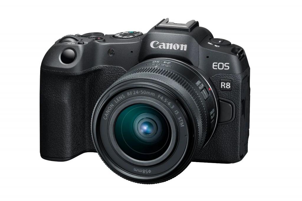 轻松玩转 Vlog 佳能推出普及型全画幅专微相机 EOS R8 和 RF24-50mm F4.5-6.3 IS STM 标准变焦镜头