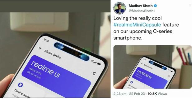 Realme 将成为第一个复制 iPhone 14 的灵动岛设计的品牌