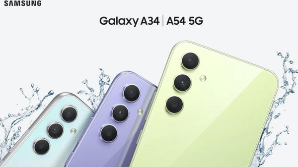 三星 Galaxy A54/A34 5G 手机开售 约人民币 2500 元起