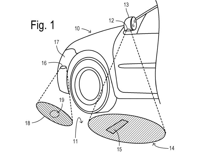 福特申请新水坑灯专利 可使投射到任何表面上的图像更加清晰