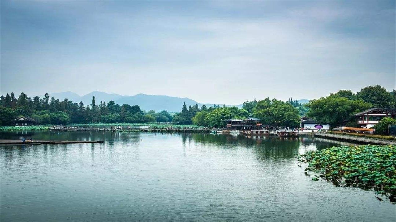 钱塘江附近的旅游景点图片
