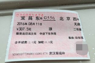 有关中国高铁车票补票费用问题