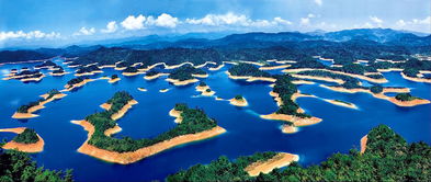 千岛湖的四个主要岛屿